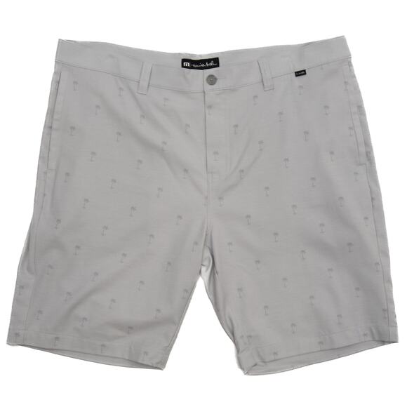 Travis Mathew Heather Gray Golf Resort To This Palm Tree Print Shorts Size 40 - Picture 1 of 8